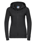 266F - Russell Ladies Authentic Zip Hooded Sweatshirt