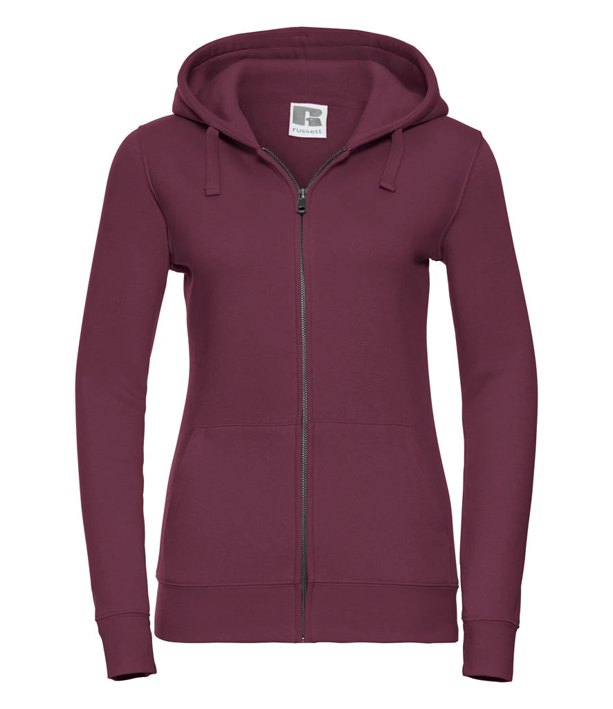 266F - Russell Ladies Authentic Zip Hooded Sweatshirt