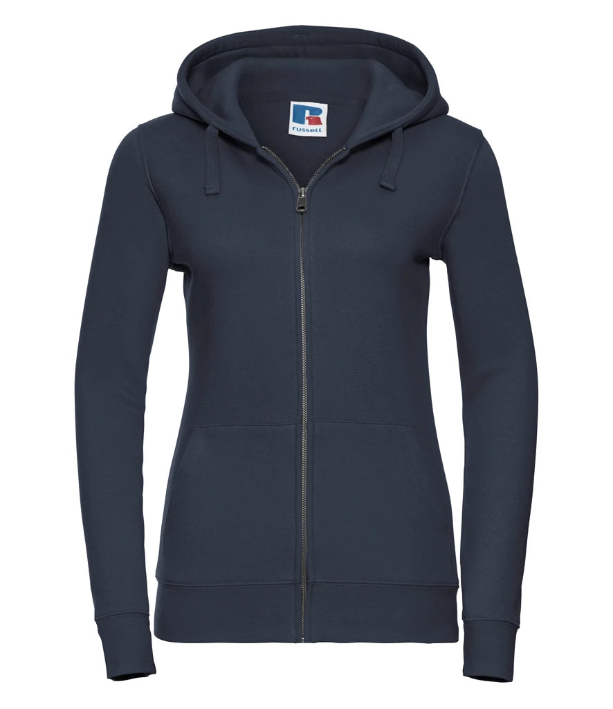 266F - Russell Ladies Authentic Zip Hooded Sweatshirt