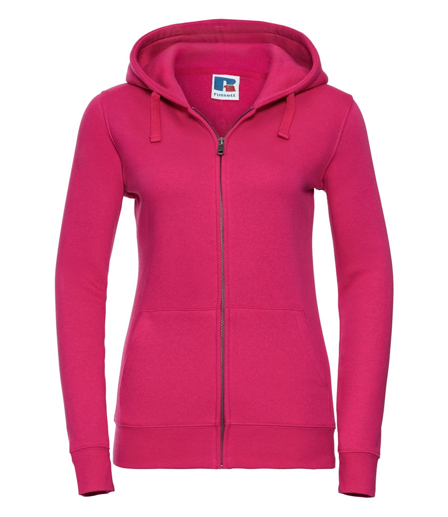 266F - Russell Ladies Authentic Zip Hooded Sweatshirt