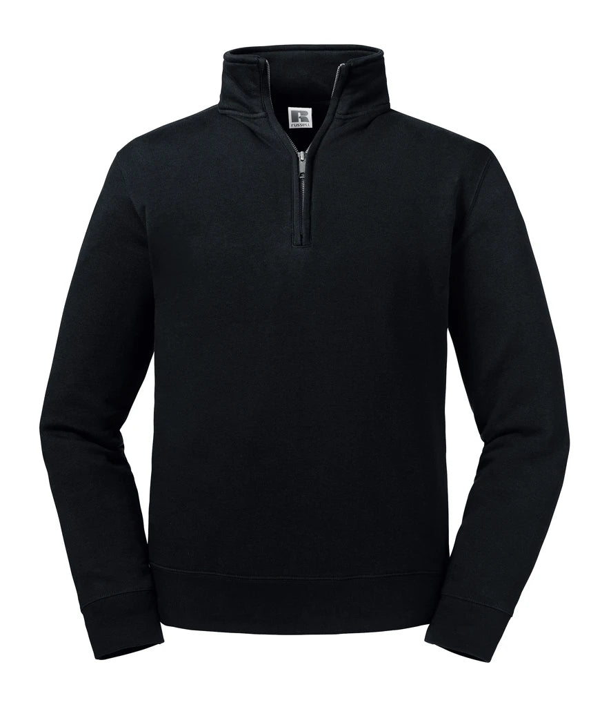270M - Russell Authentic Zip Neck Sweatshirt