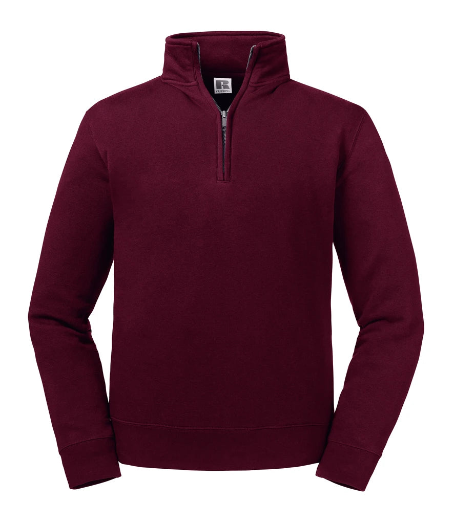 270M - Russell Authentic Zip Neck Sweatshirt