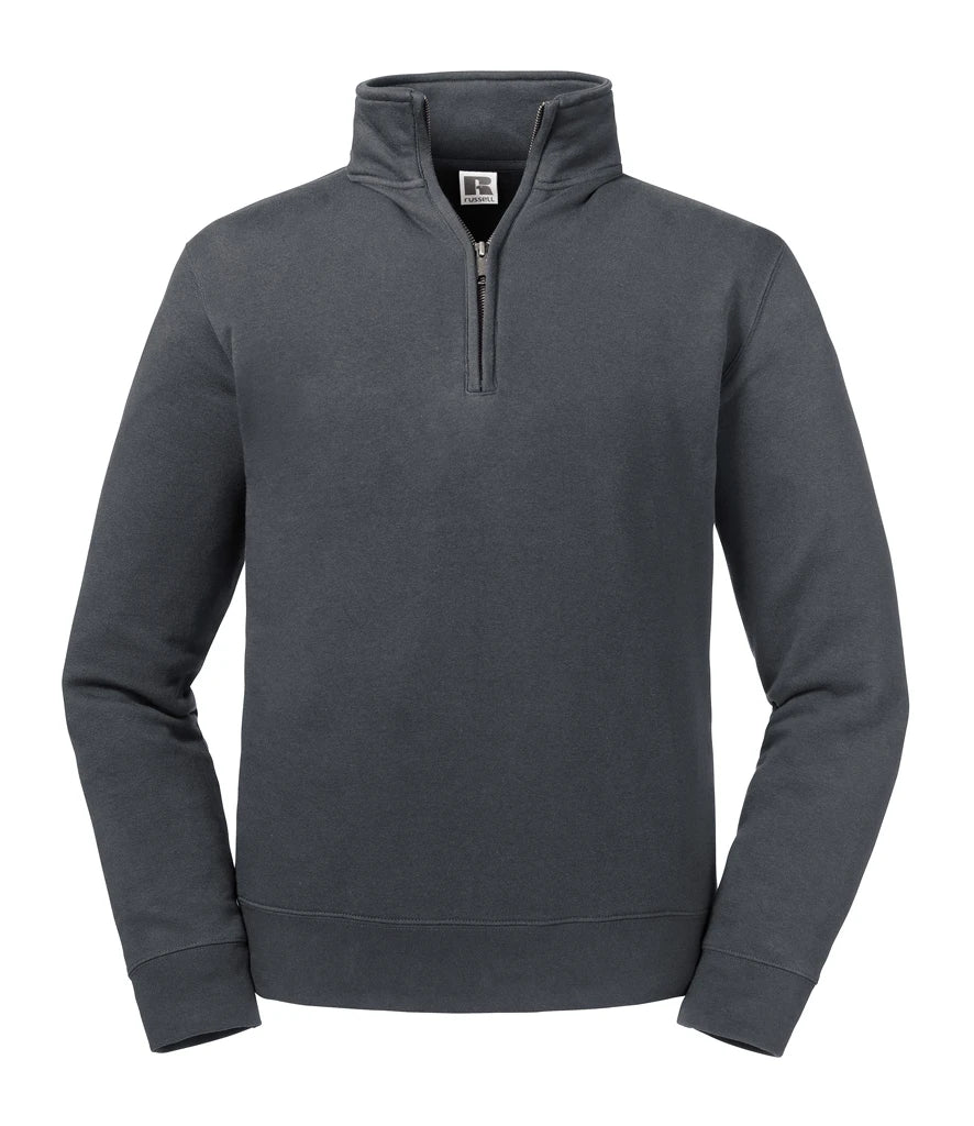 270M - Russell Authentic Zip Neck Sweatshirt