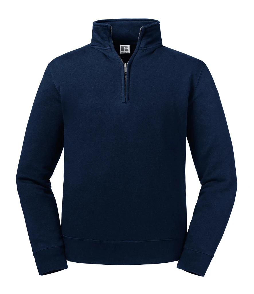 270M - Russell Authentic Zip Neck Sweatshirt